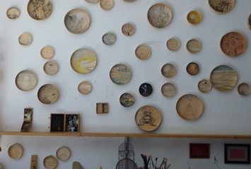 Tatort Käseschachteln - im Atelier