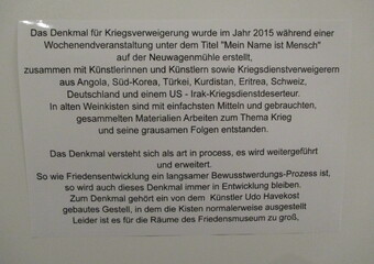 2017 - KDV Denkmal im Friedensmuseum Remagen