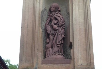 Wasser spendende Madonna in Münstereifel