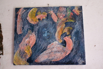 Universum spricht - Engel, Kunst + Kitsch, Installation, Neuwagenmühle 2009