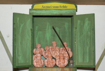 Engelsauna - Engel, Kunst + Kitsch, Installation, Neuwagenmühle 2009