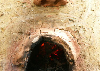 Keltischer Rennofen am Mühlentag 2007