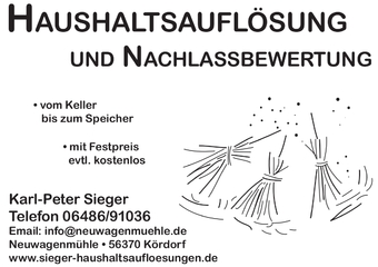 Sieger Haushaltsauflösungen