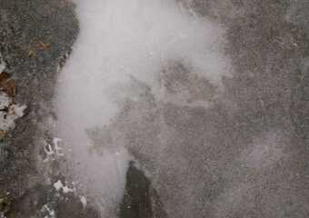 Eisformationen im Winter