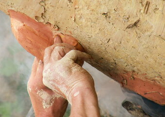 Keltischer Rennofen am Mühlentag 2007